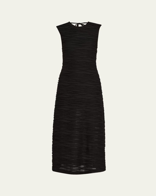 Laura Textured Cotton Dress